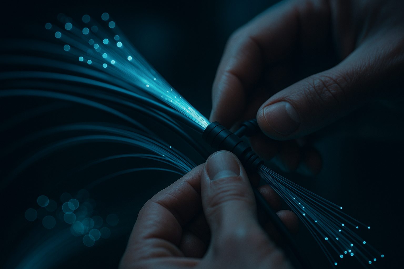 Instalación de fibra óptica